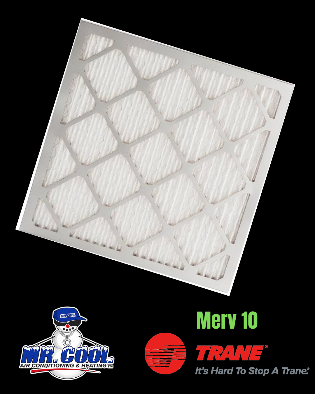 Trane OEM AirGaurd Filters - Fits Trane Cabinets