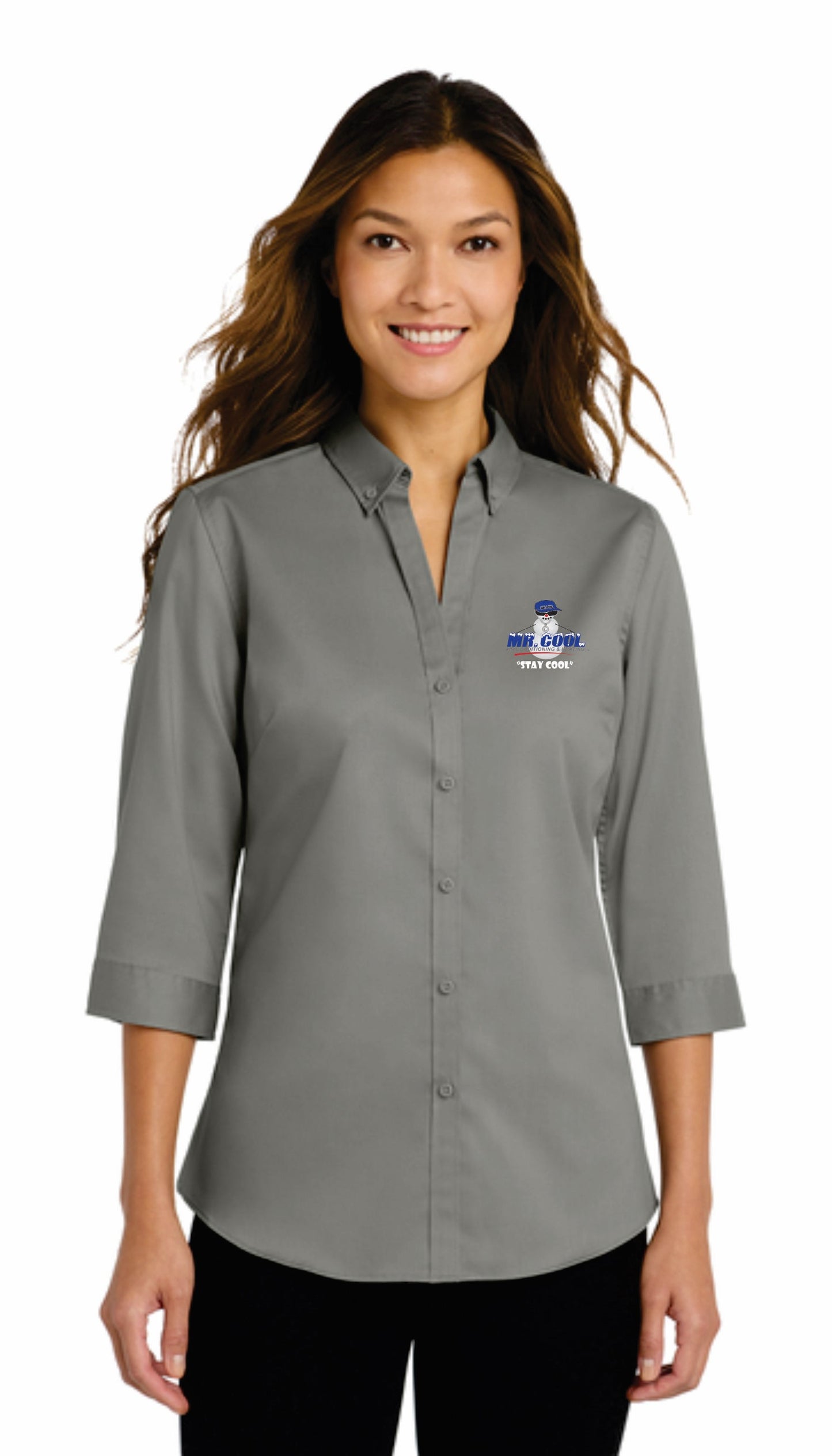 Ladies 3/4 Sleeve Shirt