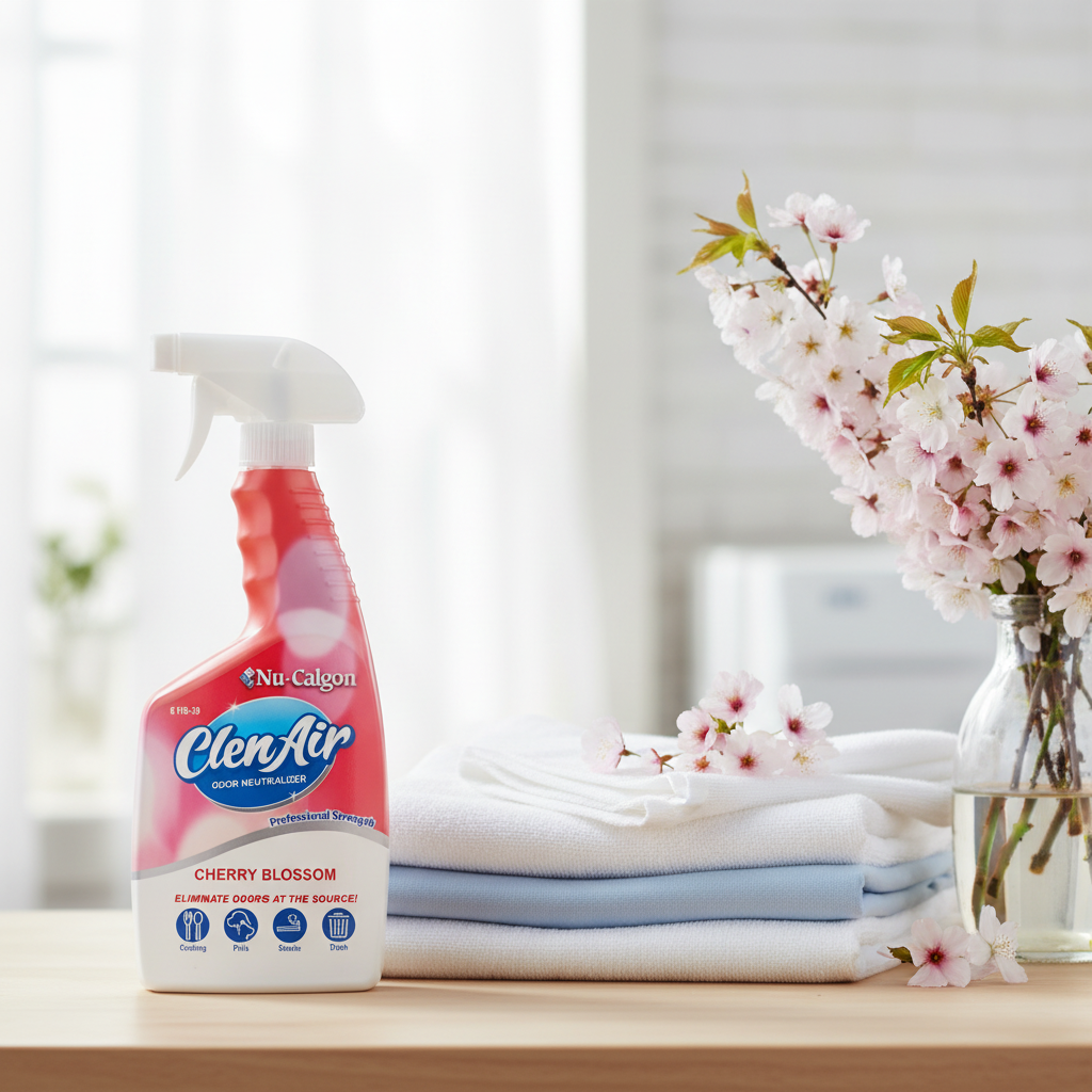 Odor Neutralizing Liquid Spray - Cherry Blossom Scent, 32oz