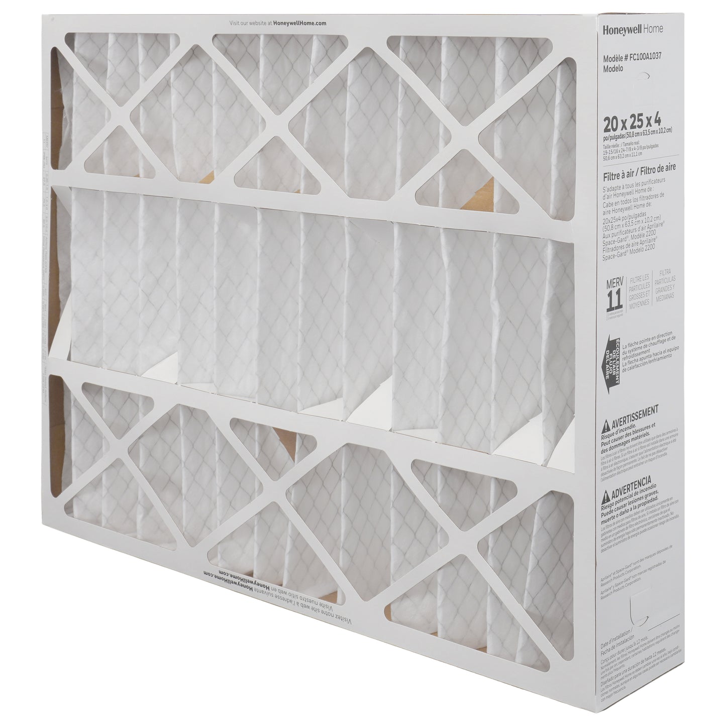 Honeywell 20 x 25 x 4 - FC100A1037 (MERV 11)