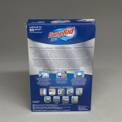 DAMPRID Lavender Vanilla Hanging Moisture Absorbers 1-PACK 15.4 oz FG80LVSB (New Other)