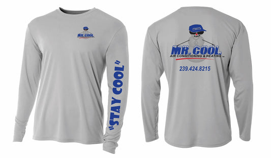 Silver Dri-Fit Long Sleeve