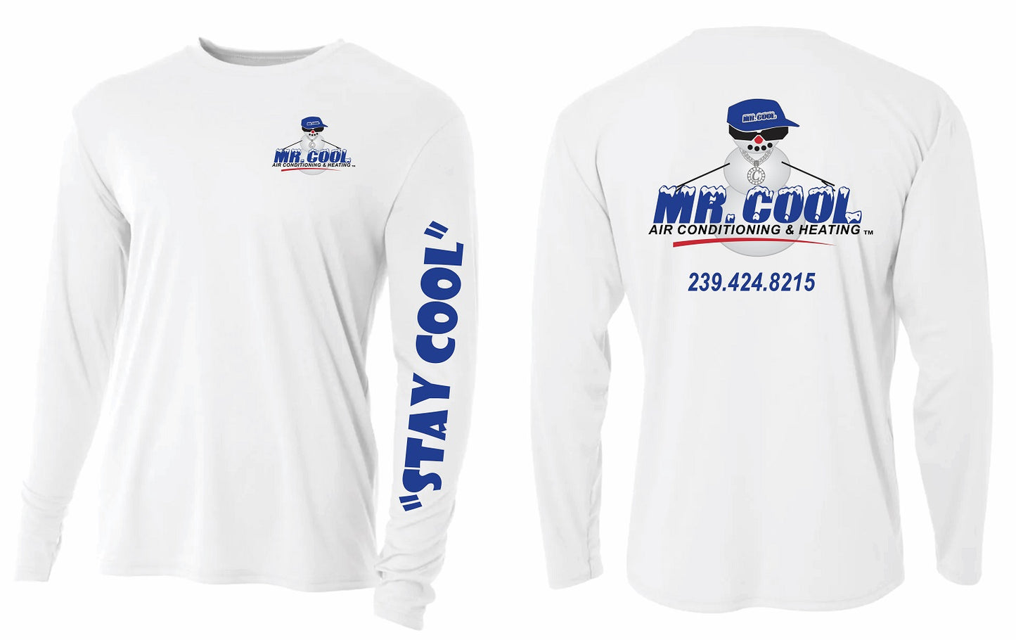 White Dri-Fit Long Sleeve